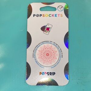 PopSocket PopGrip with Pink Floral Design